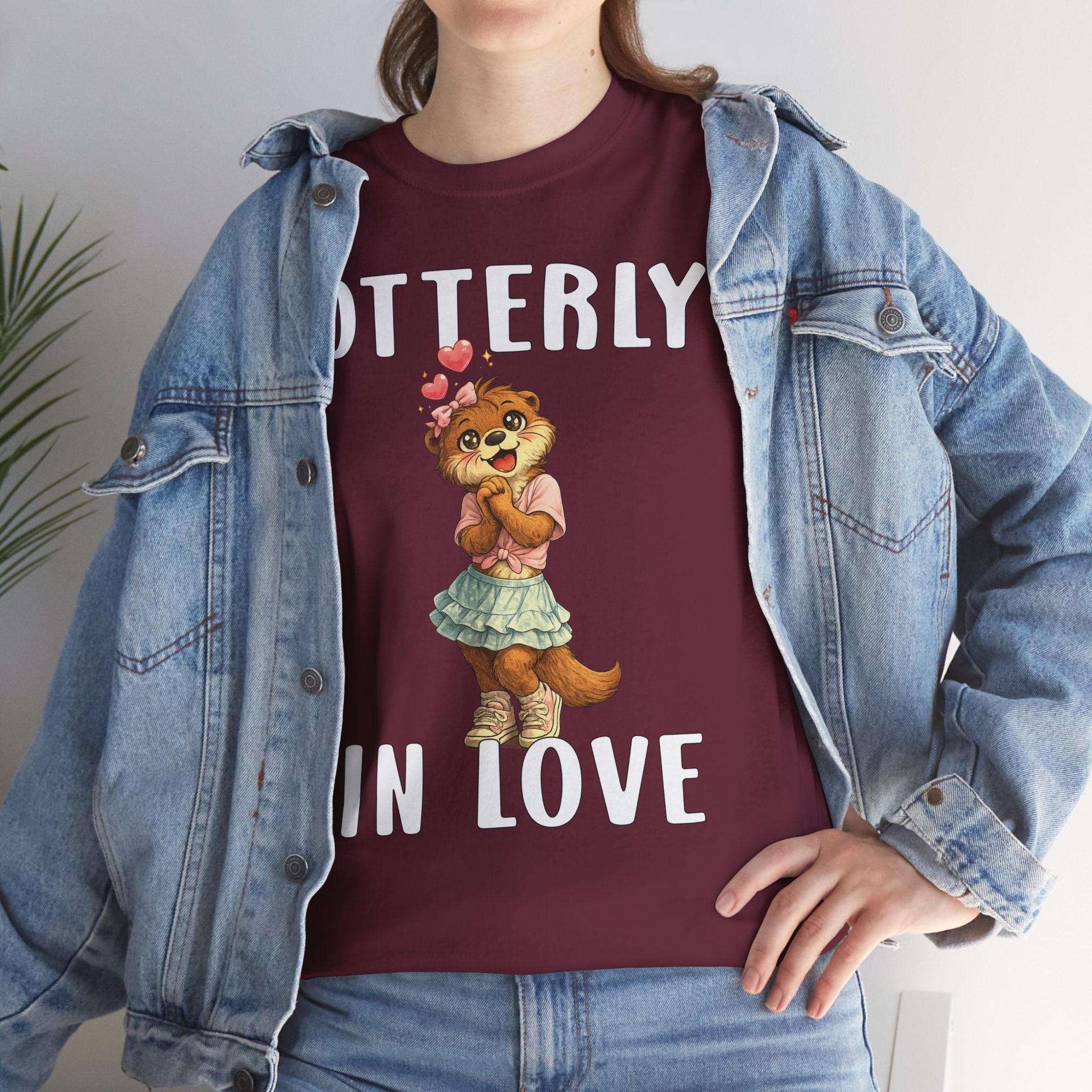 "Otterly In Love" Girl Tee - Otter Series