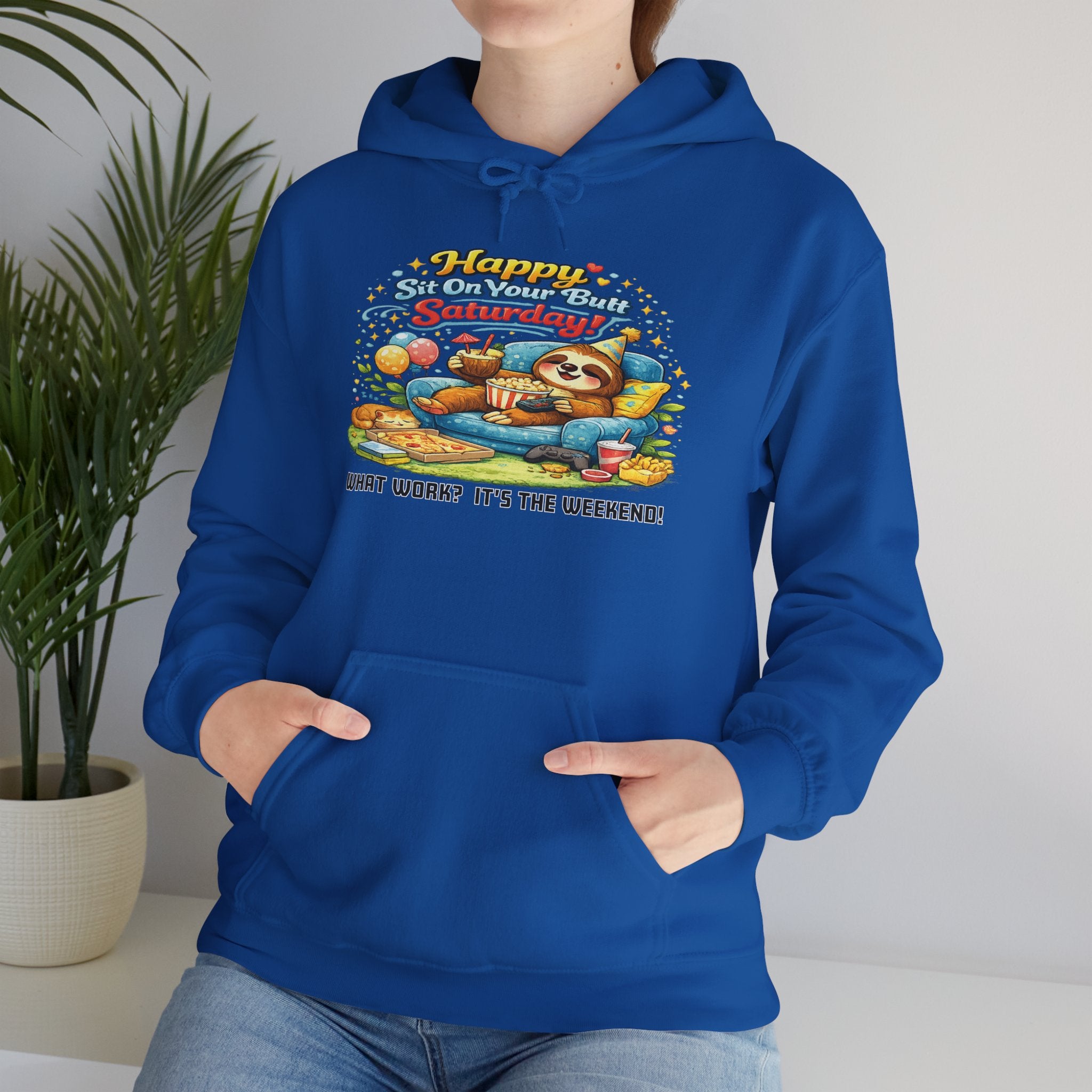 Saturday - Procrastination Sloth Series Hoodie