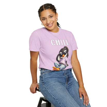 Chill Happens Girl T-shirt - Penguin Series