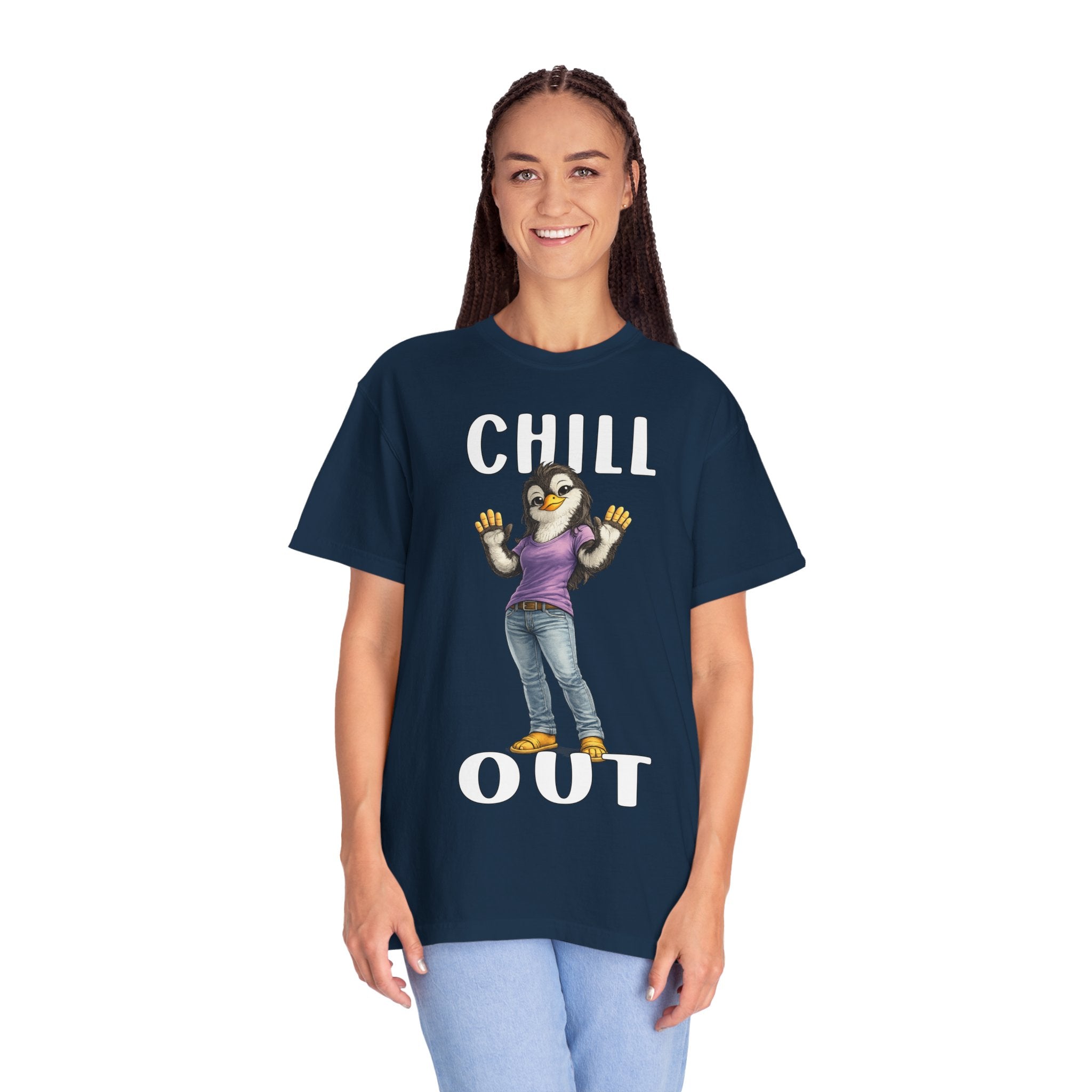 Chill Out Girl T-shirt - Penguin Series