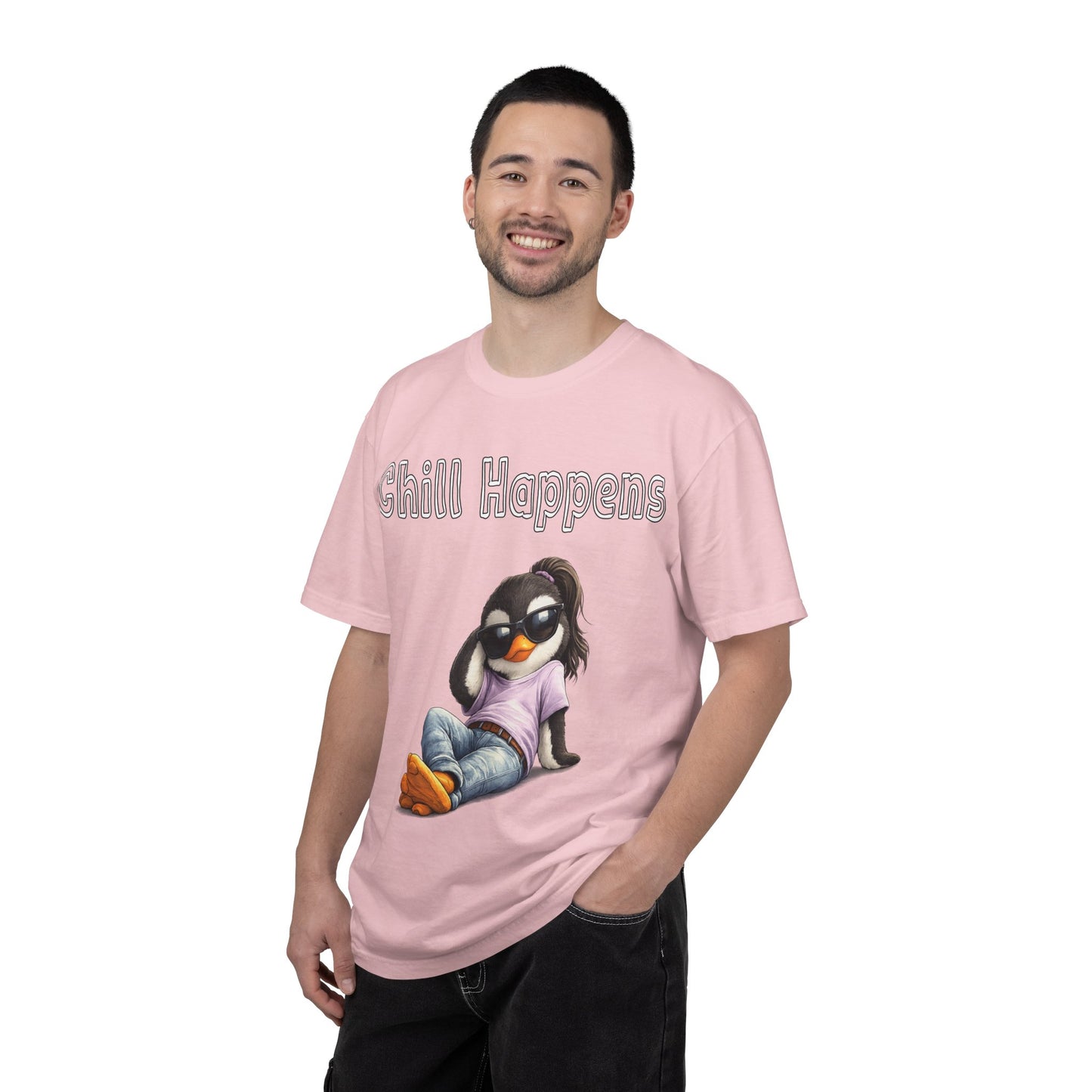 "Chill Happens" T-shirt Penguin Series