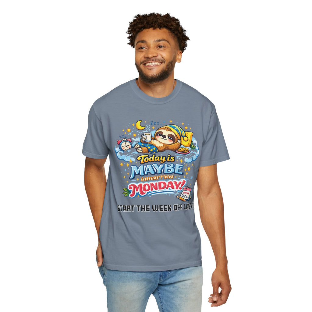 Monday - Procrastination Sloth Series T-shirt
