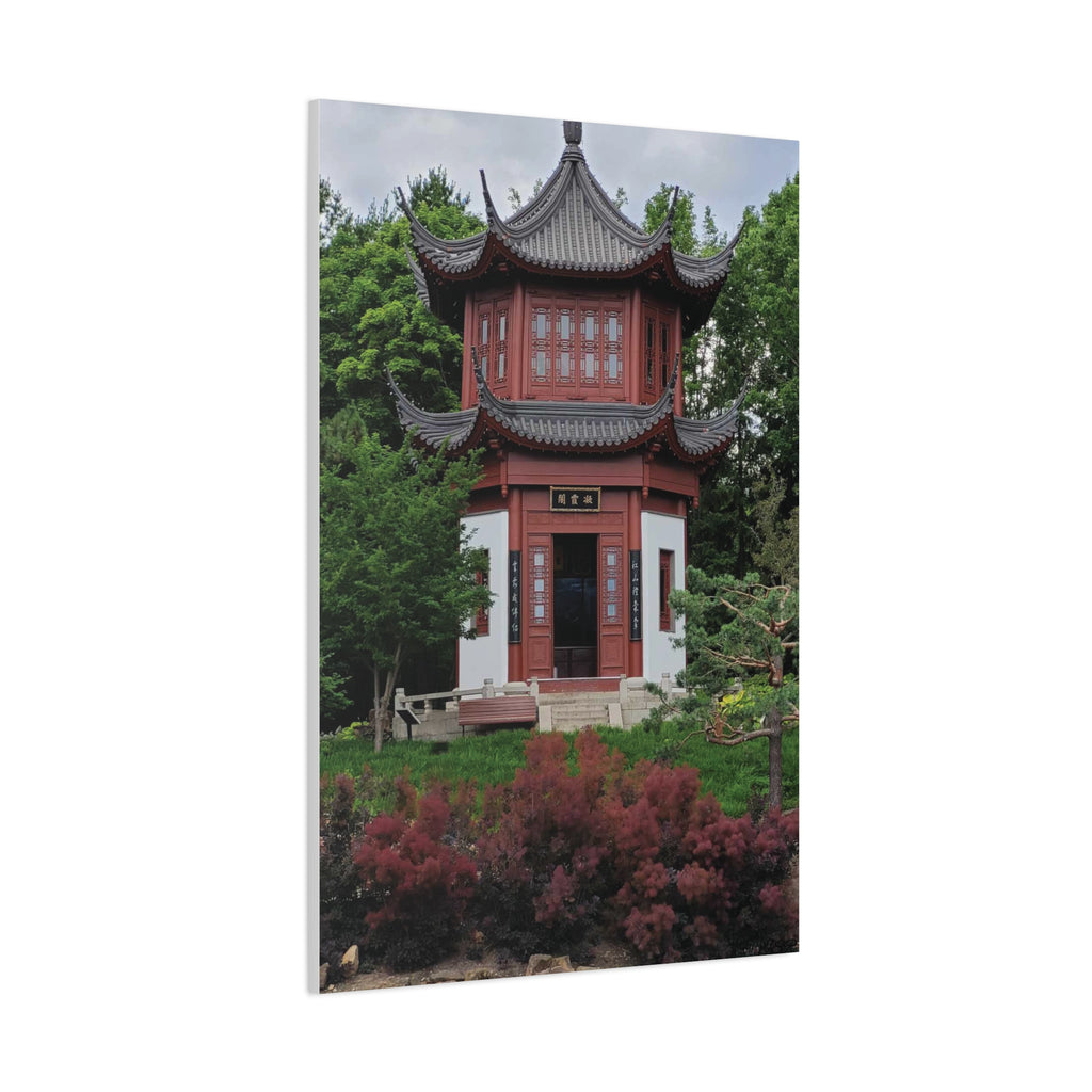 "Pavillion of Friendship" photograph on stretched canvas