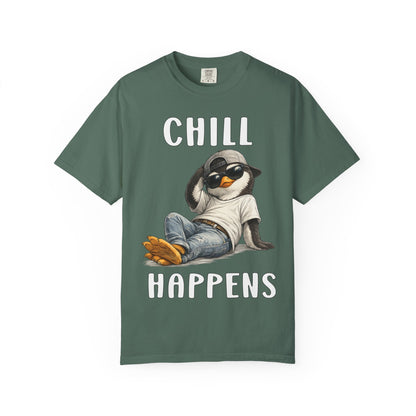 Chill Happens Boy T-shirt - Penguin Series