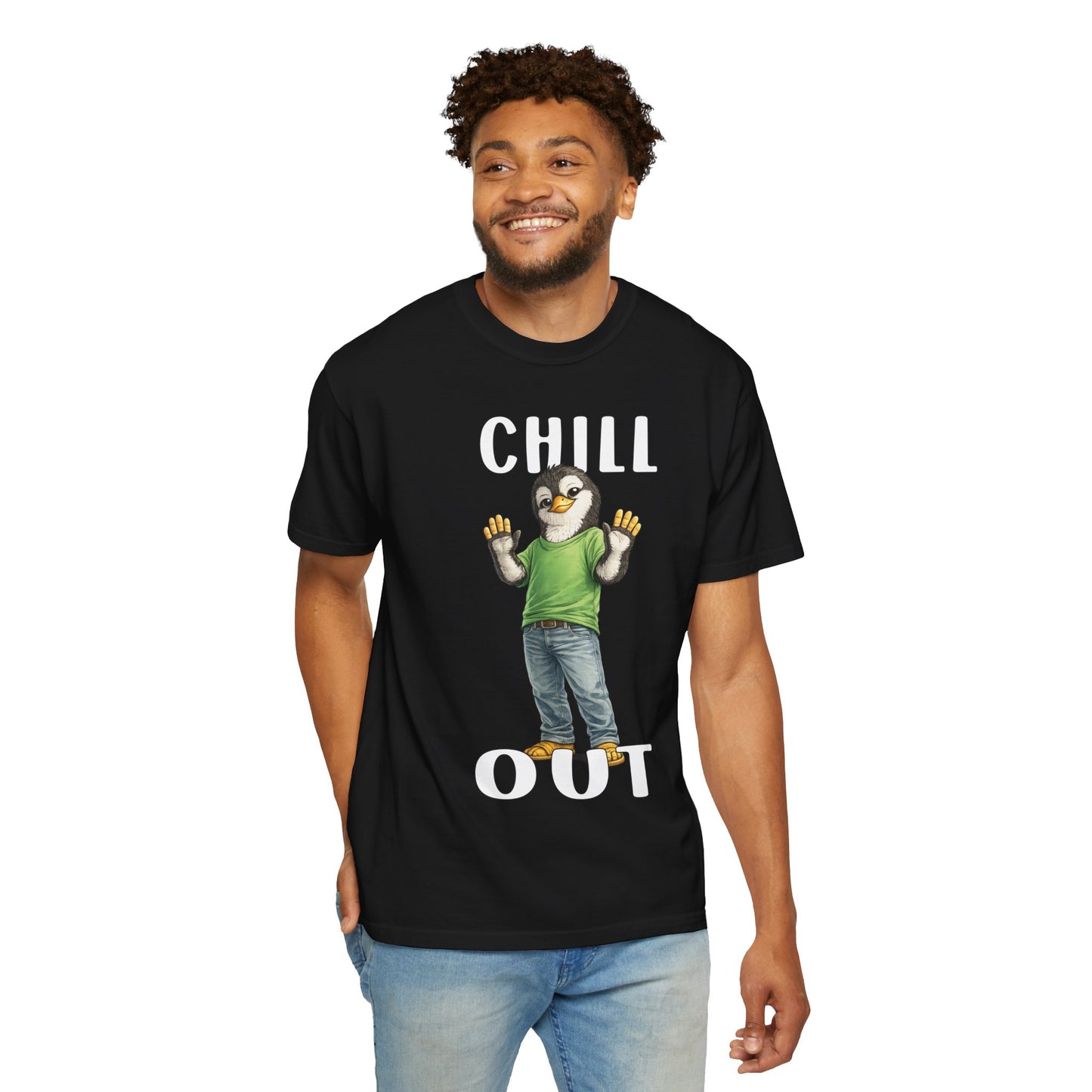 Chill Out Boy T-shirt - Penguin Series