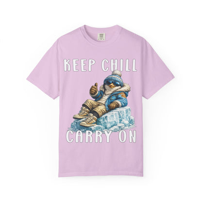 Keep Chill Carry On Boy T-shirt - Penguin Series