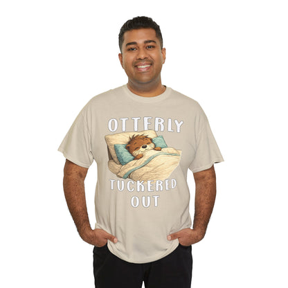 "Otterly Tuckered Out" Tee - Otter Series