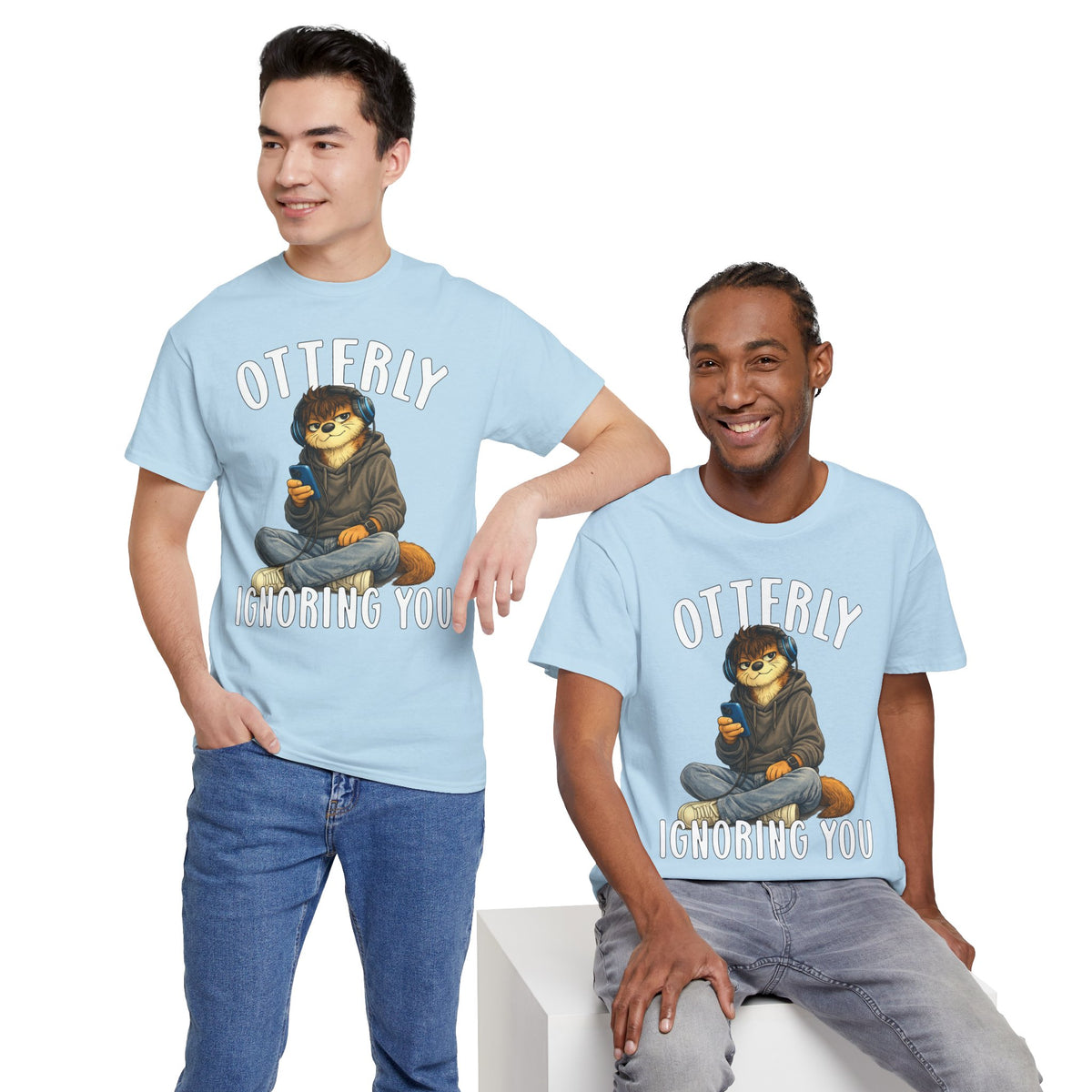 "Otterly Ignoring You" Teen Boy Tee - Otter Series