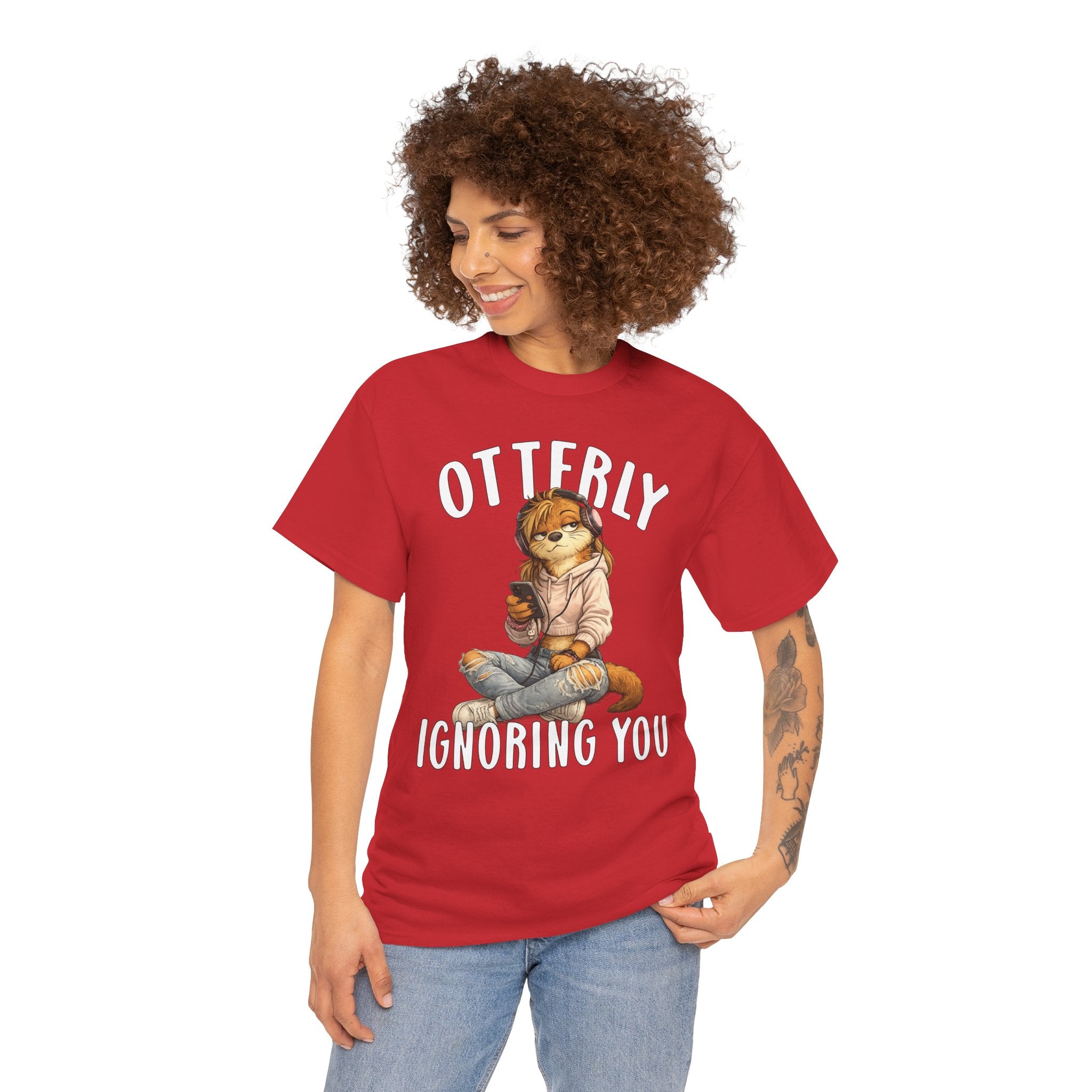 "Otterly Ignoring You" TeenGirl Tee - Otter Series