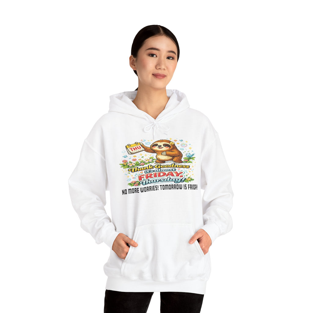 Thursday - Procrastination Sloth Series Hoodie
