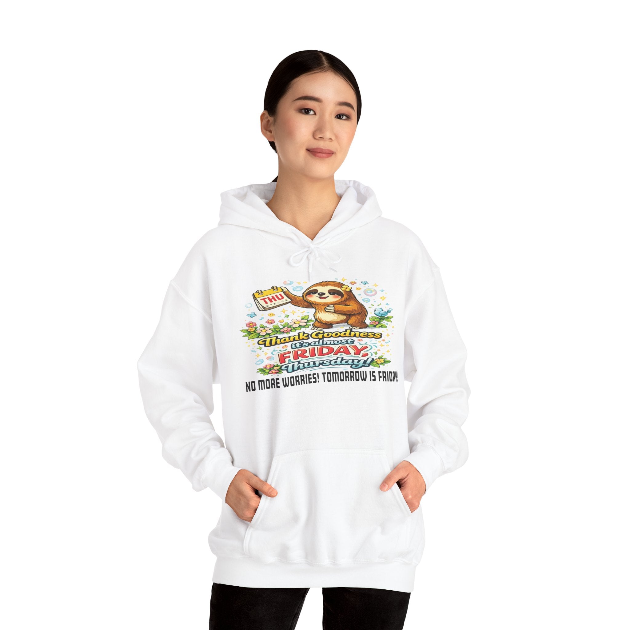 Thursday - Procrastination Sloth Series Hoodie