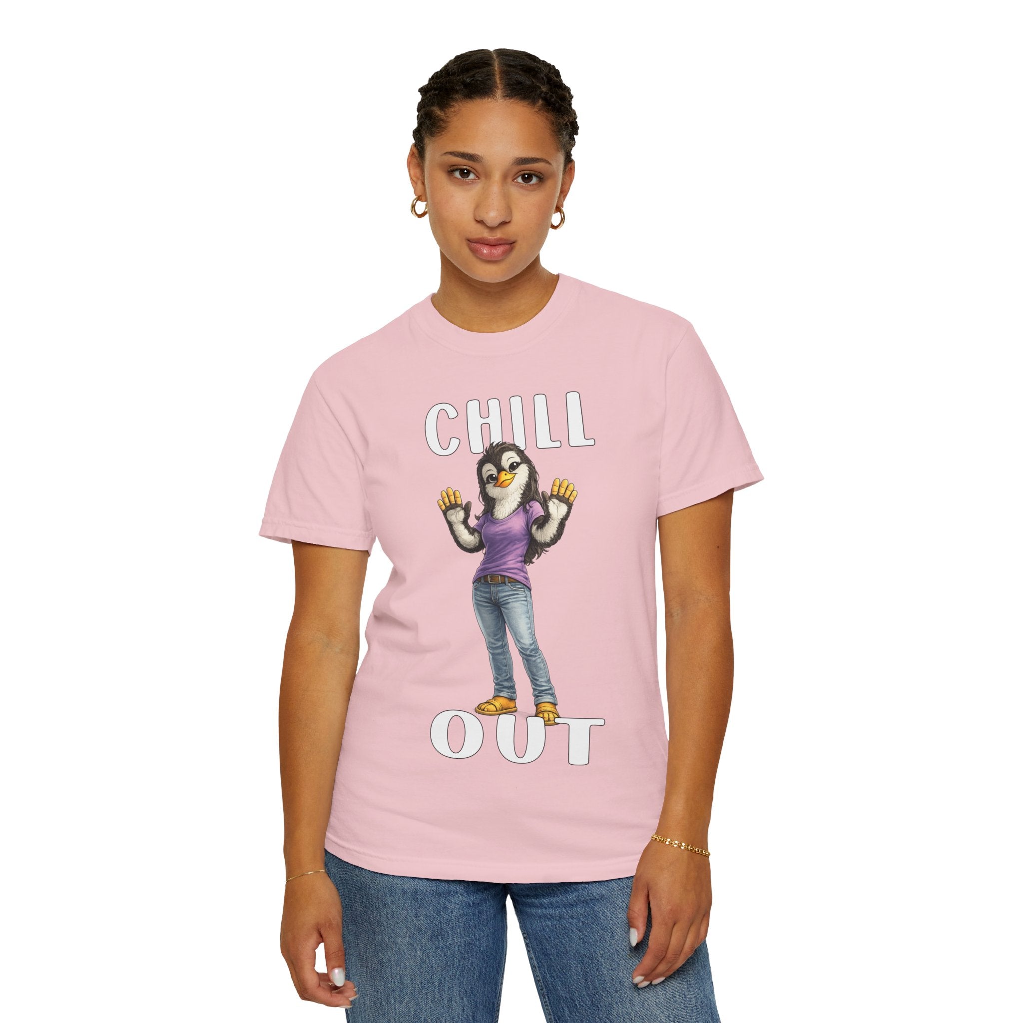 Chill Out Girl T-shirt - Penguin Series