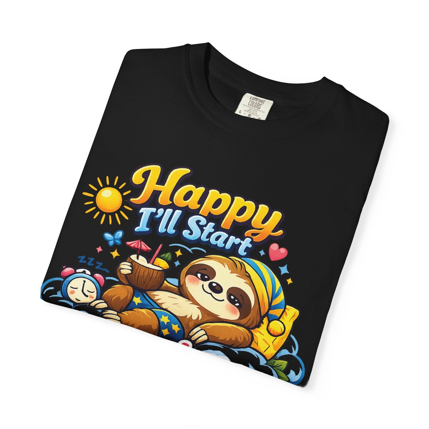 Sunday - Procrastination Sloth Series T-shirt