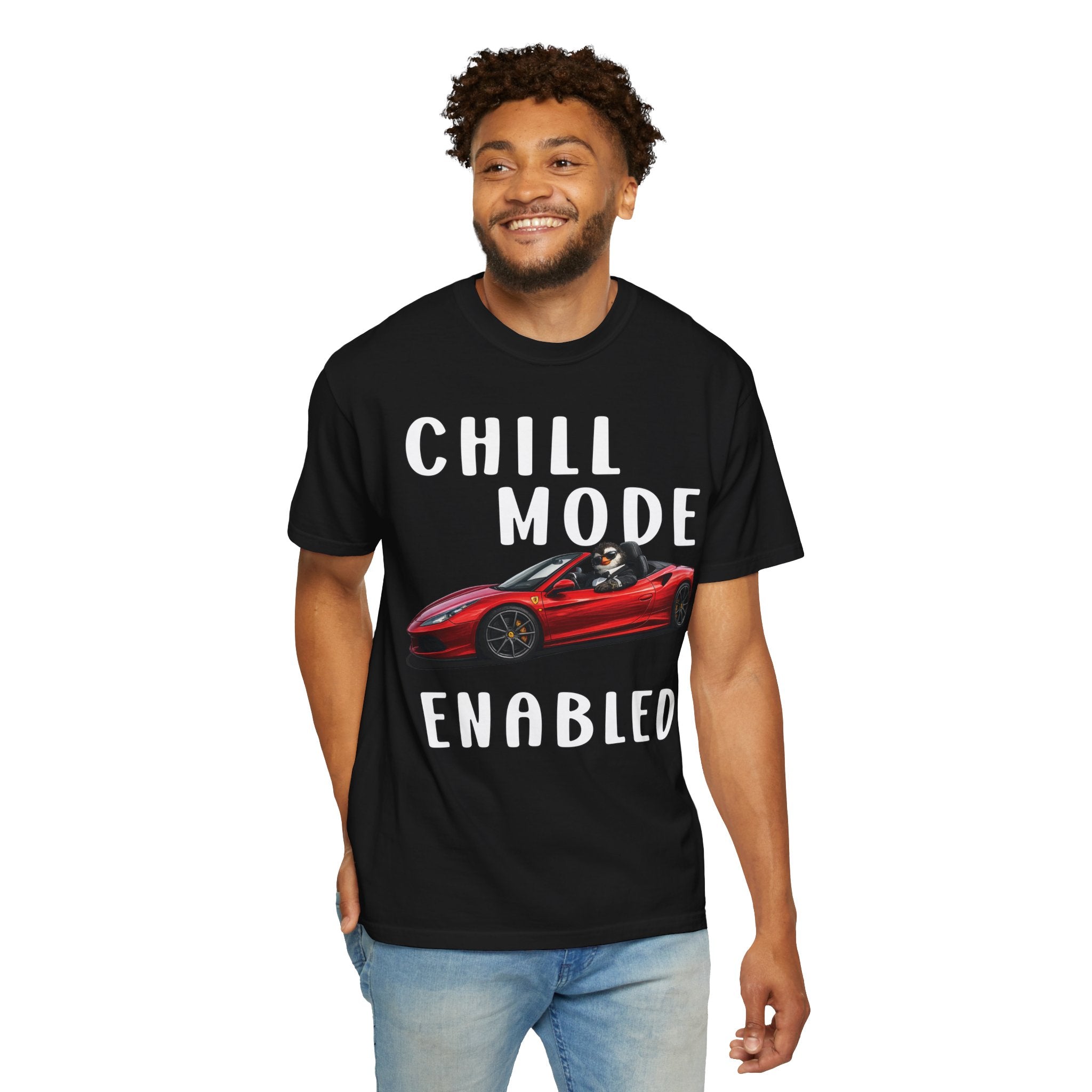 Chill Mode Enabled Boy T-shirt - Penguin Series