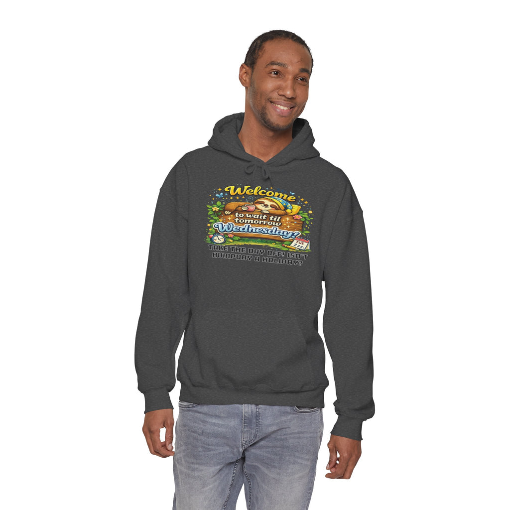 Wednesday - Procrastination Sloth Series Hoodie