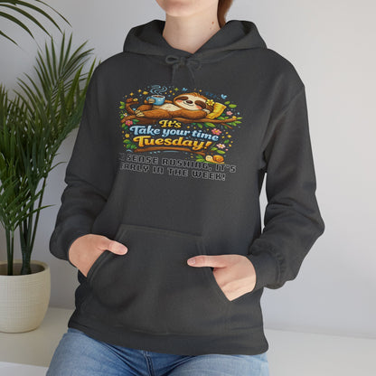 Tuesday - Procrastination Sloth Series Hoodie
