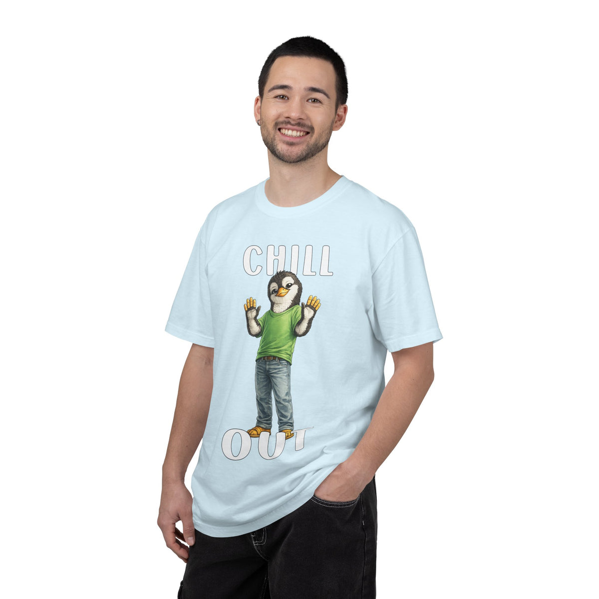 Chill Out Boy T-shirt - Penguin Series