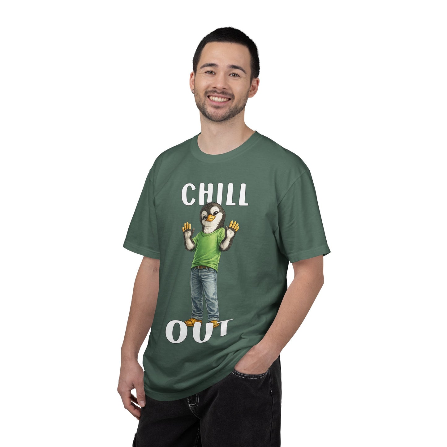 Chill Out Boy T-shirt - Penguin Series