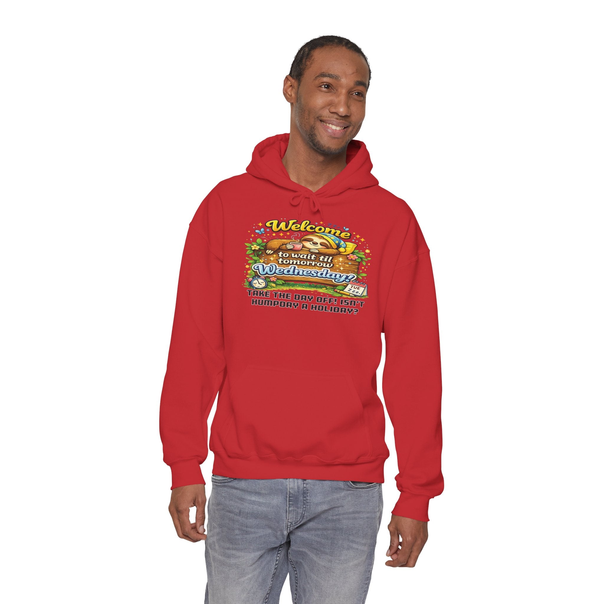 Wednesday - Procrastination Sloth Series Hoodie
