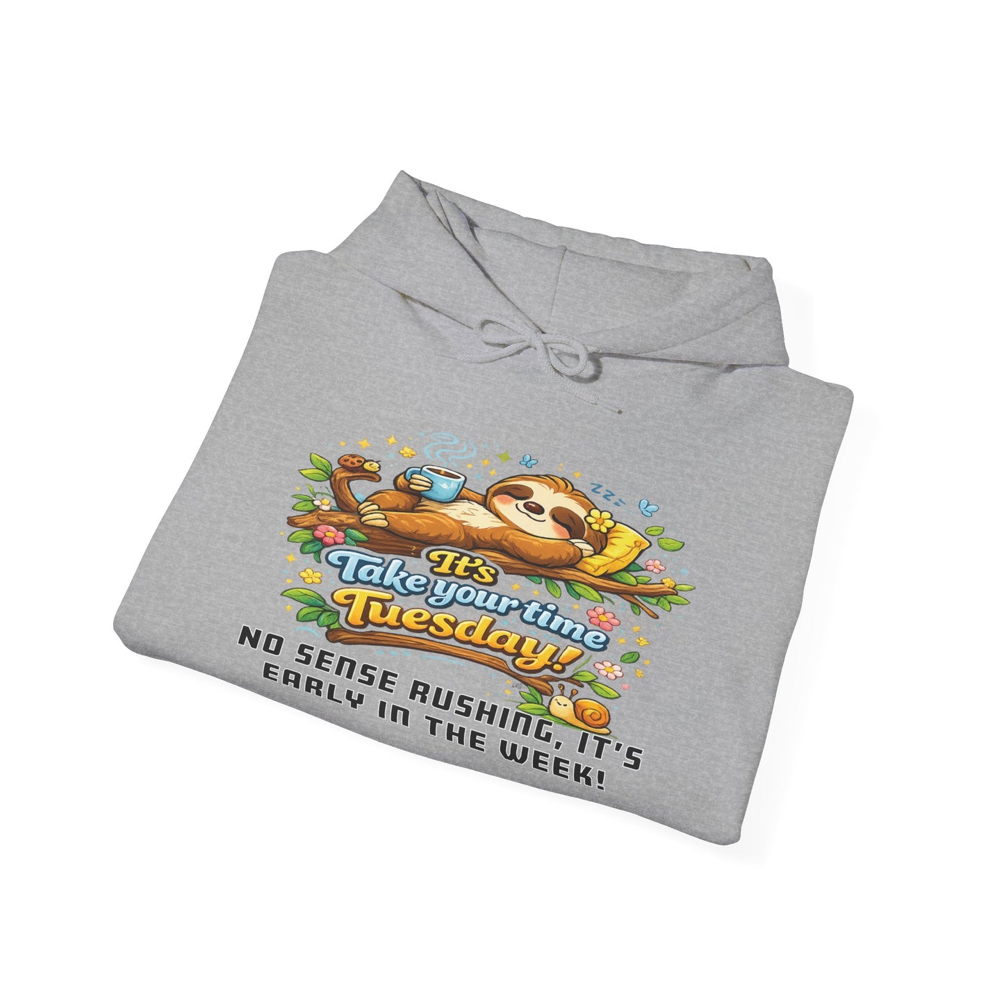 Tuesday - Procrastination Sloth Series Hoodie