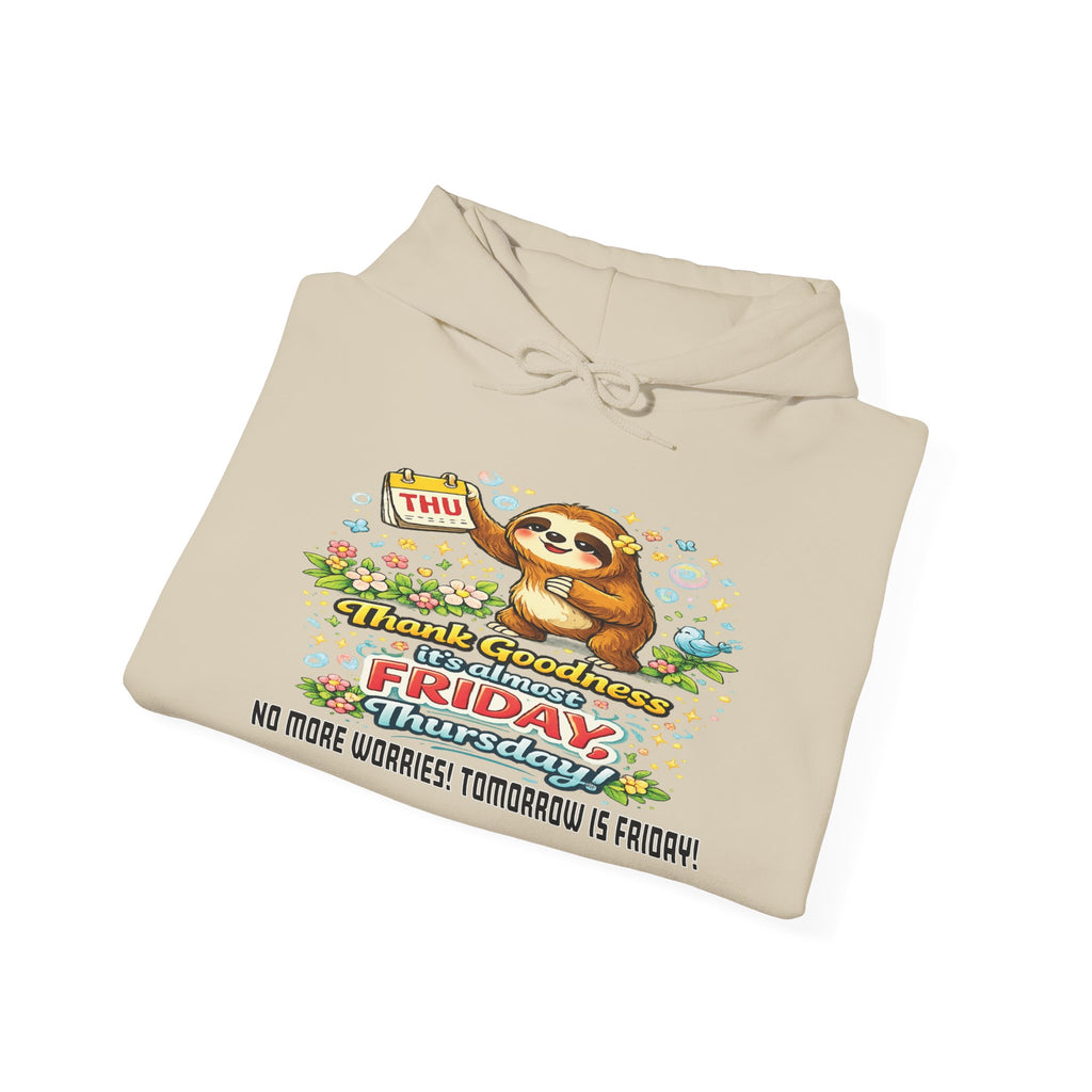 Thursday - Procrastination Sloth Series Hoodie