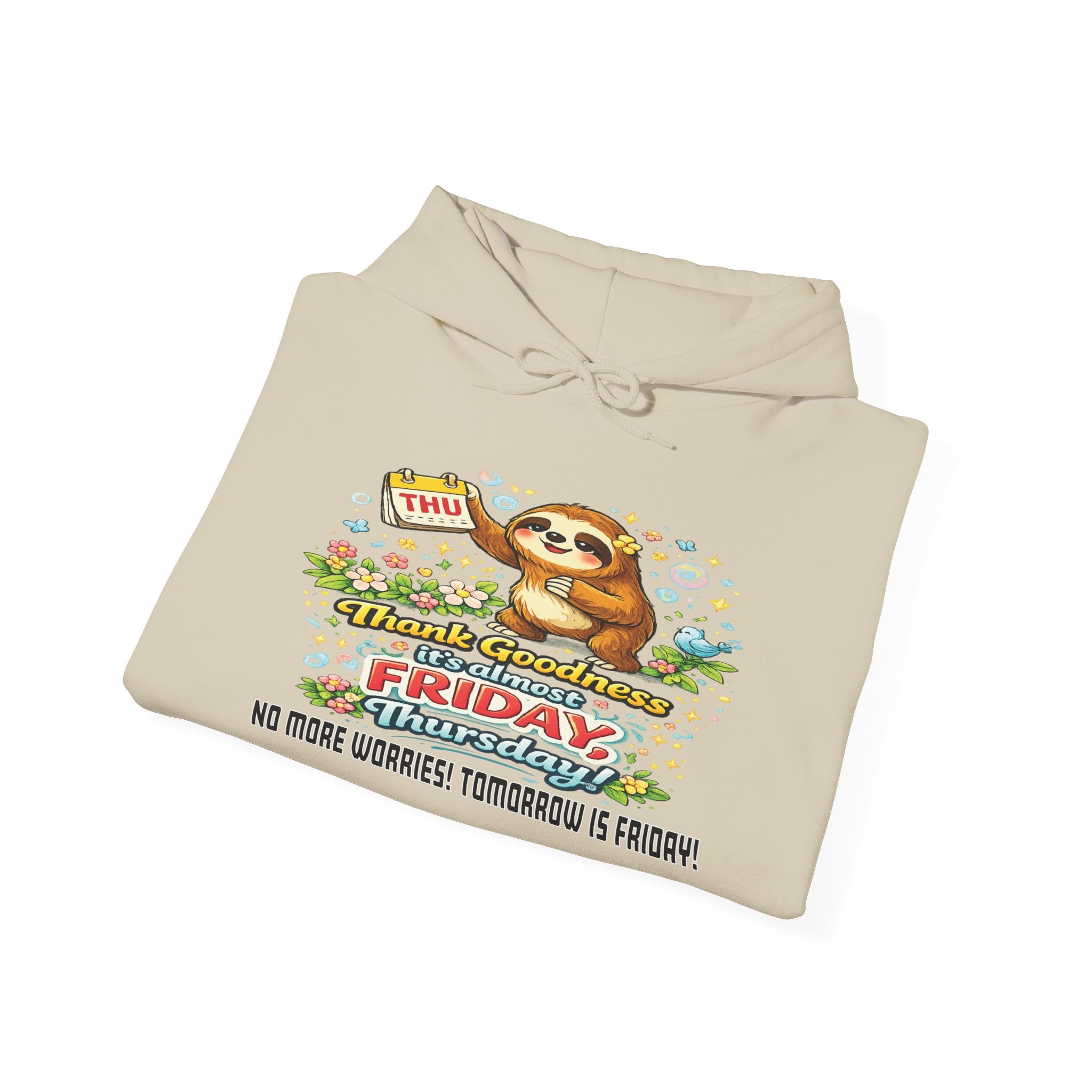 Thursday - Procrastination Sloth Series Hoodie