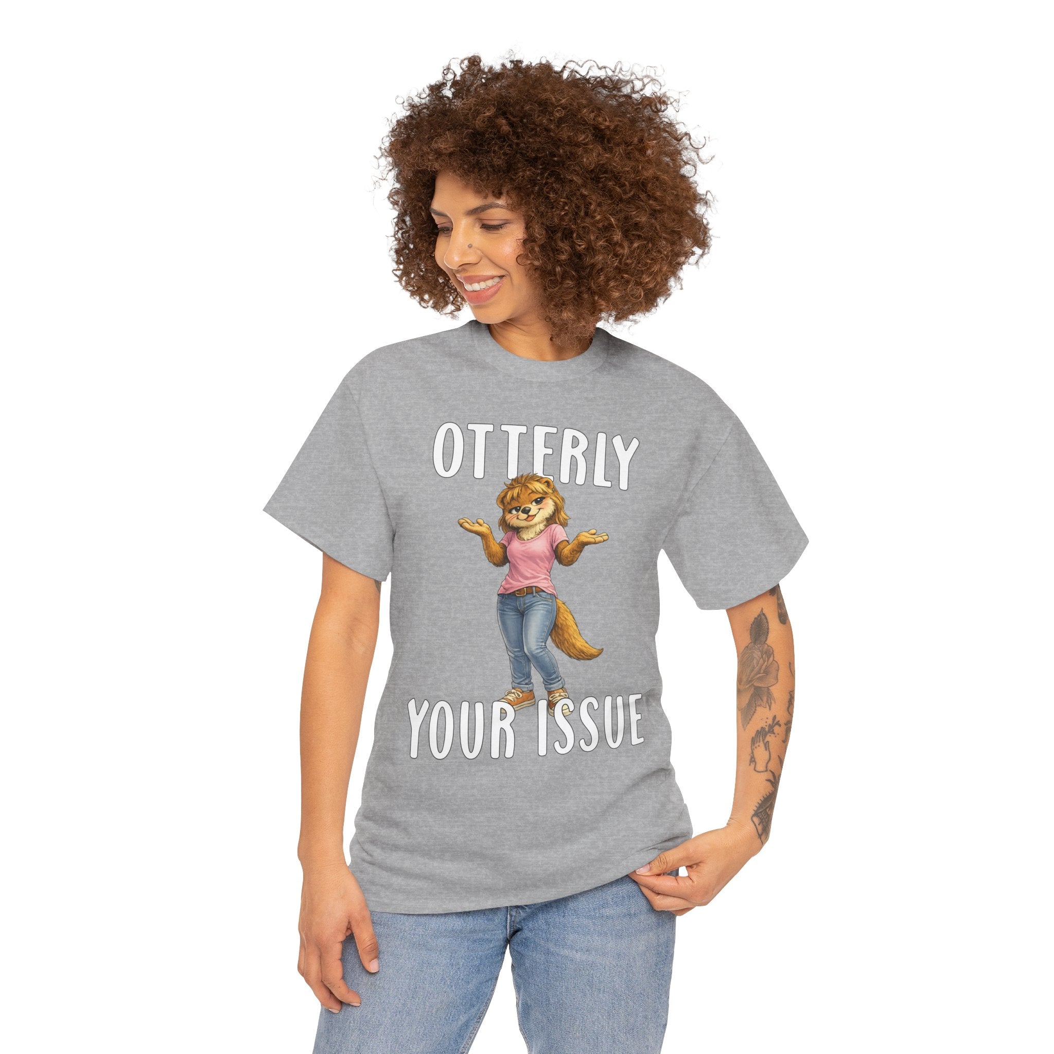 "Otterly Your Issue" Girl Tee - Otter Series