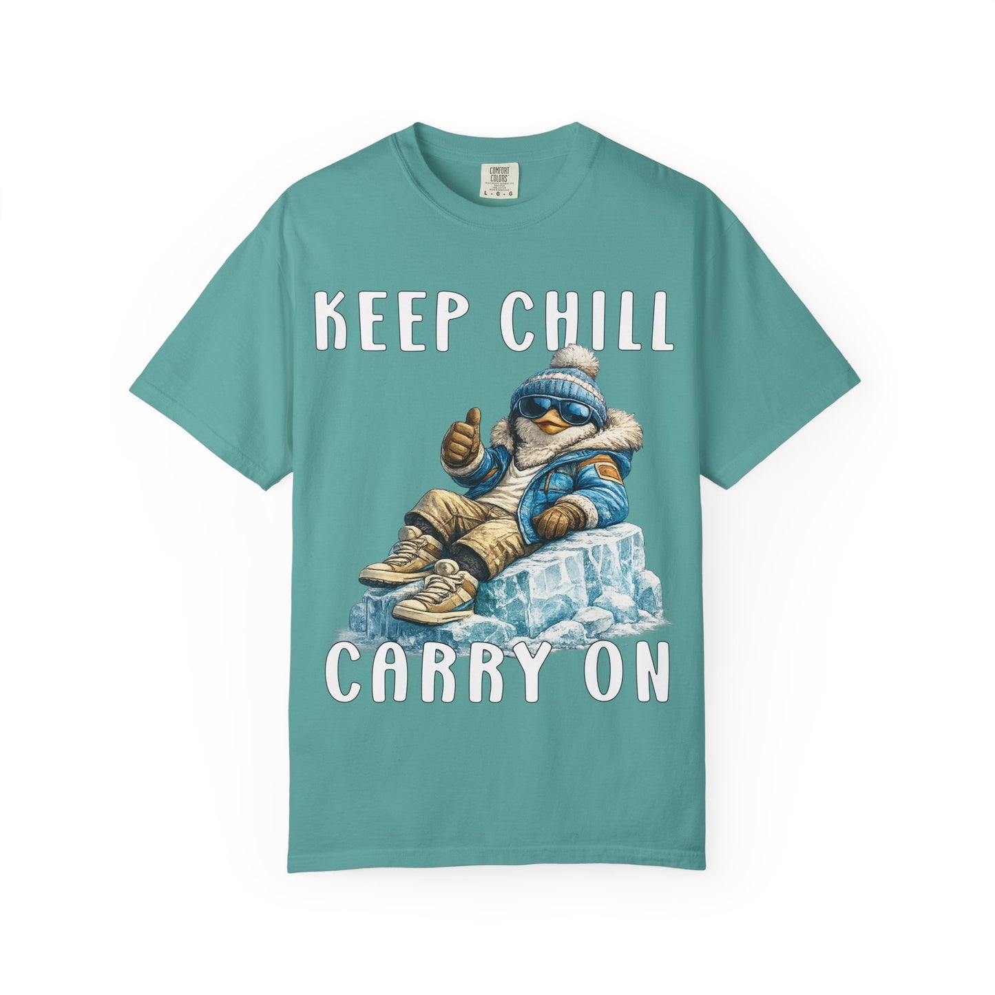 Keep Chill Carry On Boy T-shirt - Penguin Series