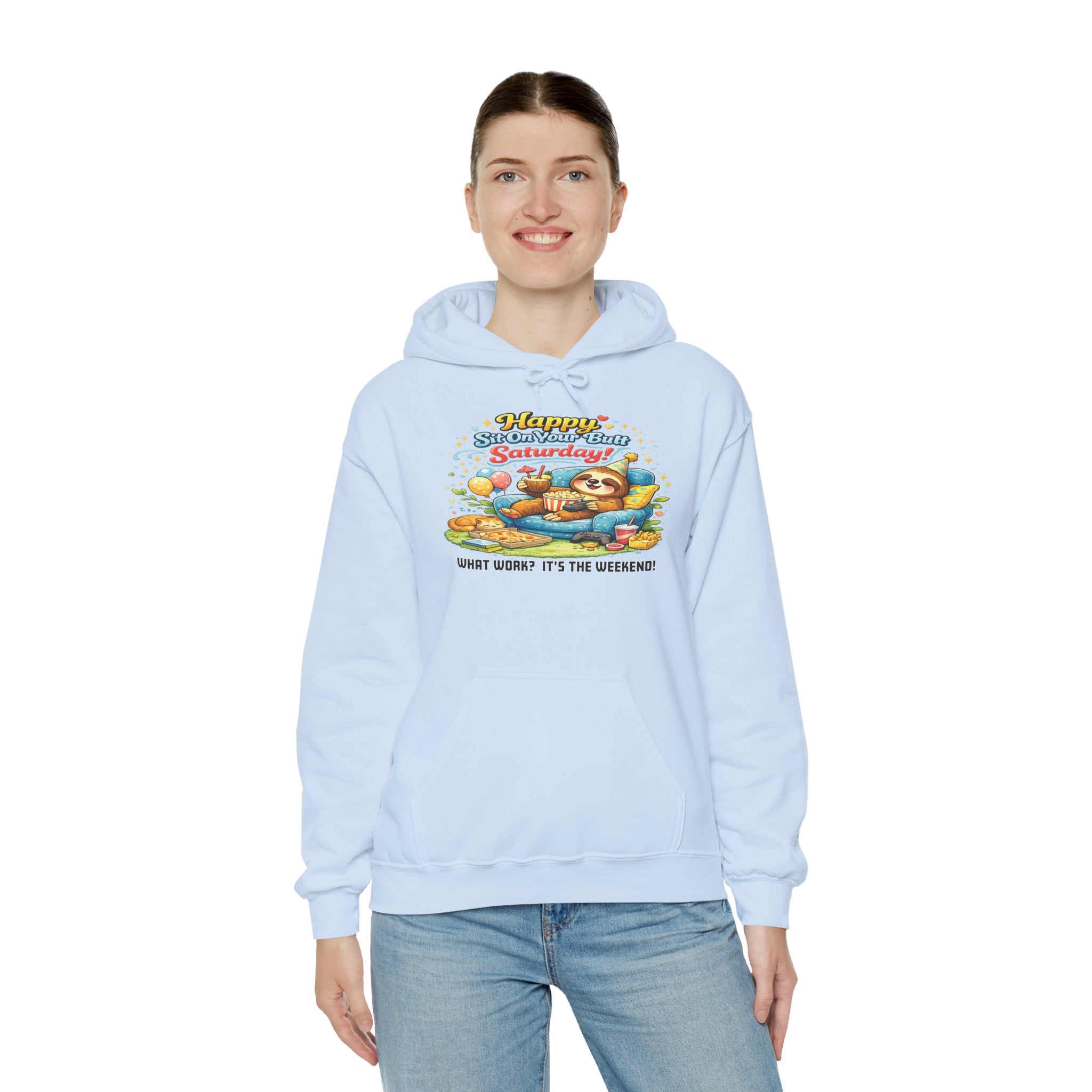 Saturday - Procrastination Sloth Series Hoodie