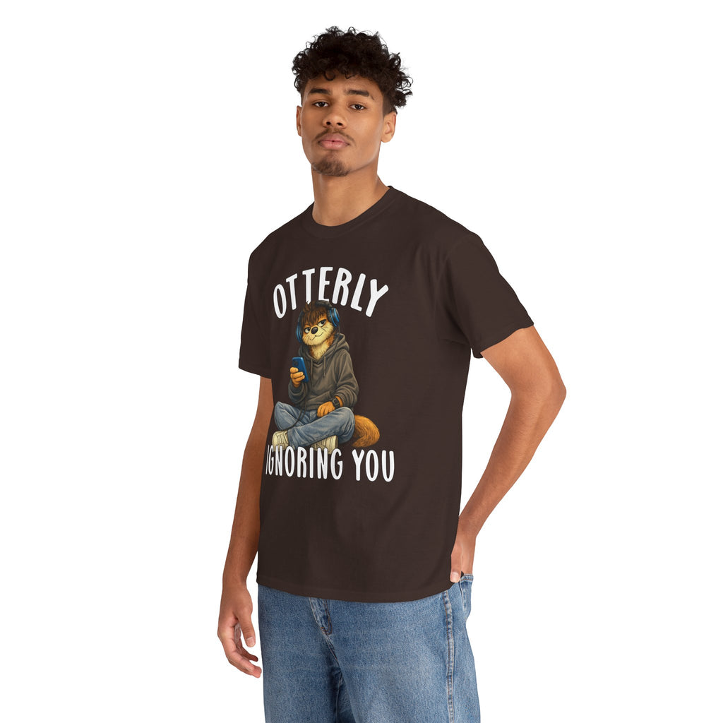 "Otterly Ignoring You" Teen Boy Tee - Otter Series