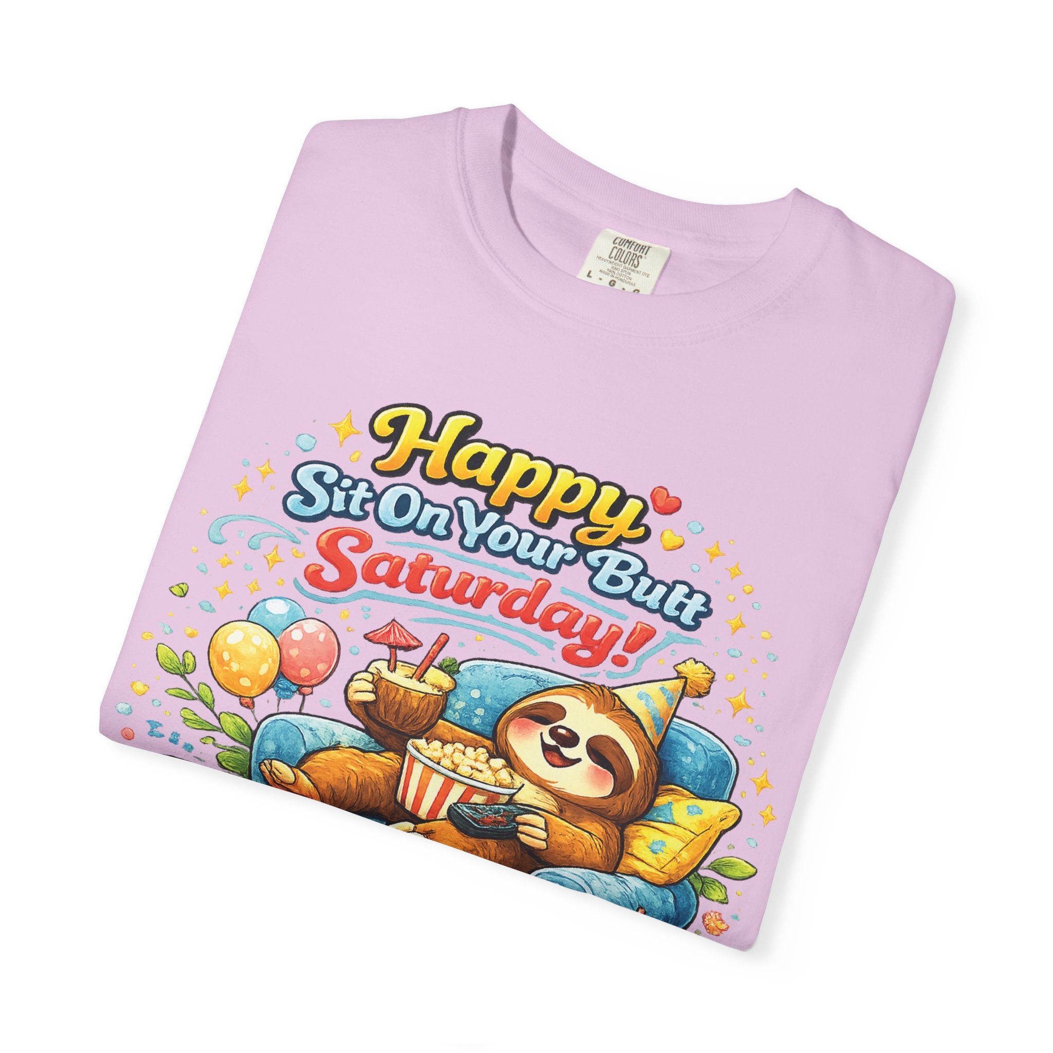 Saturday - Procrastination Sloth Series T-shirt