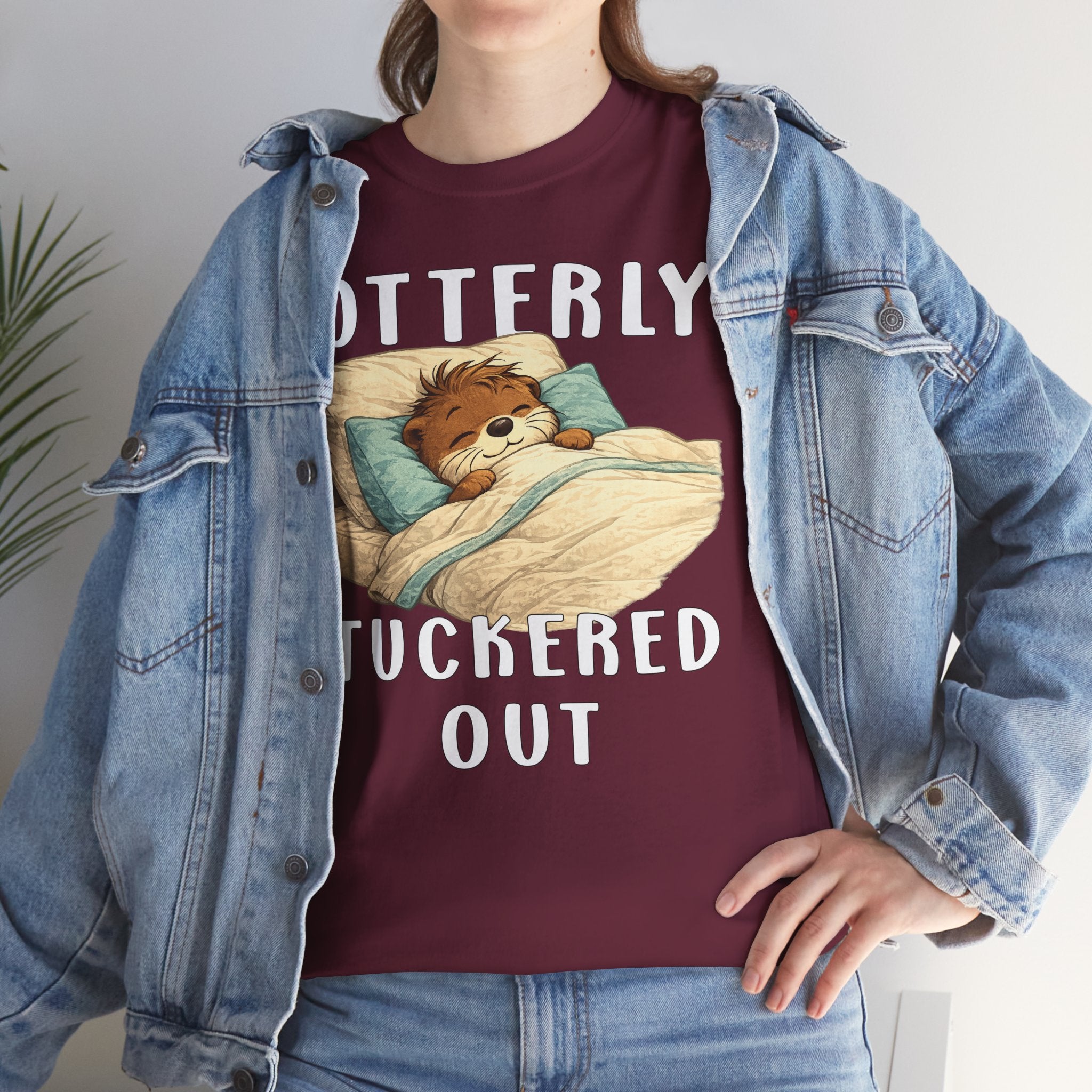 "Otterly Tuckered Out" Tee - Otter Series