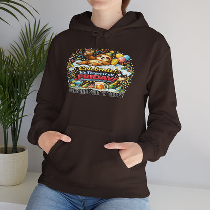 Friday - Procrastination Sloth Series Hoodie
