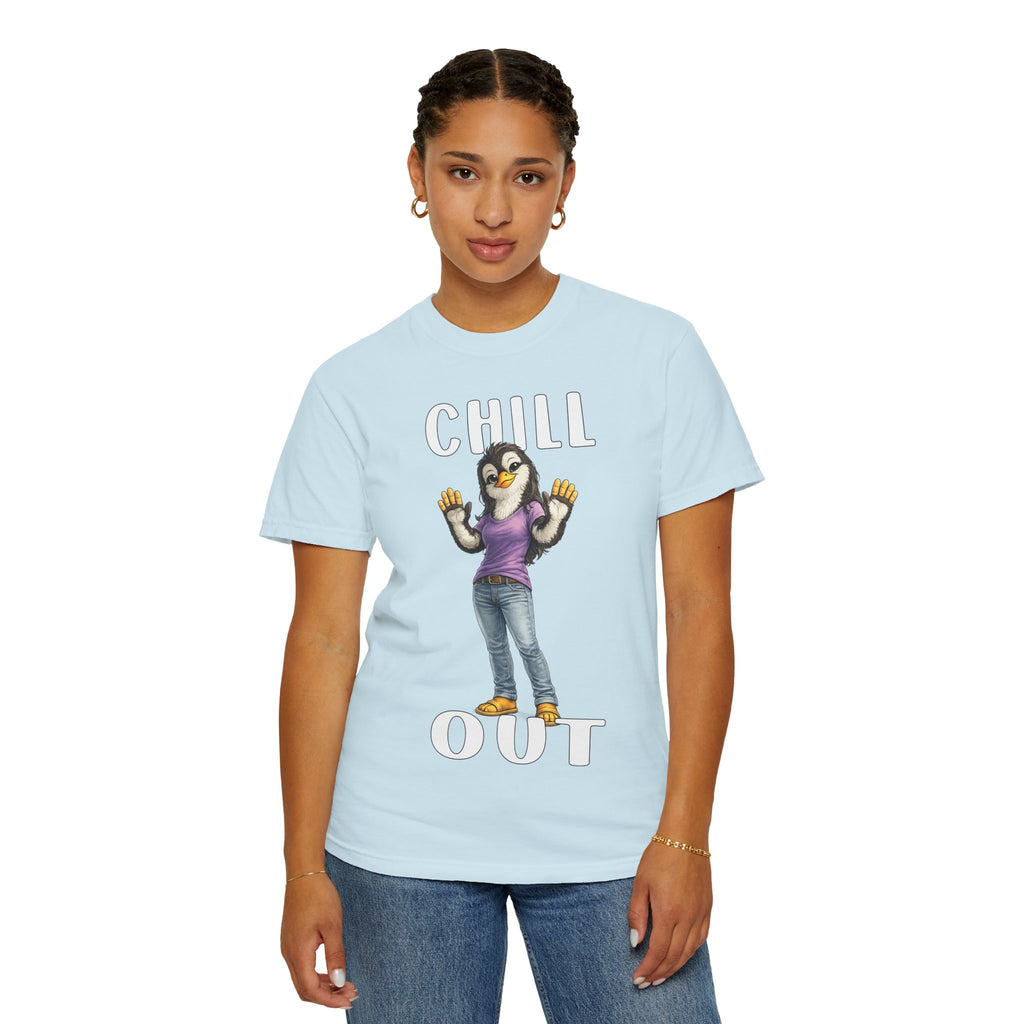 Chill Out Girl T-shirt - Penguin Series