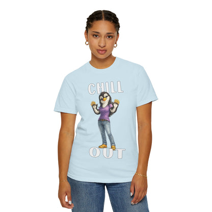 Chill Out Girl T-shirt - Penguin Series