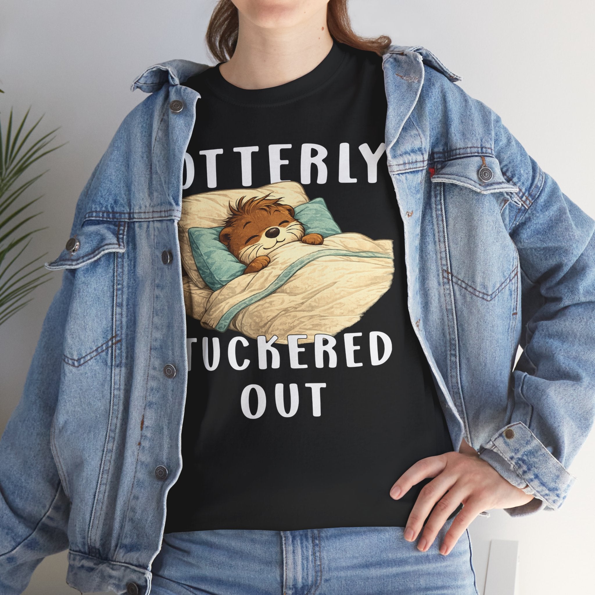 "Otterly Tuckered Out" Tee - Otter Series