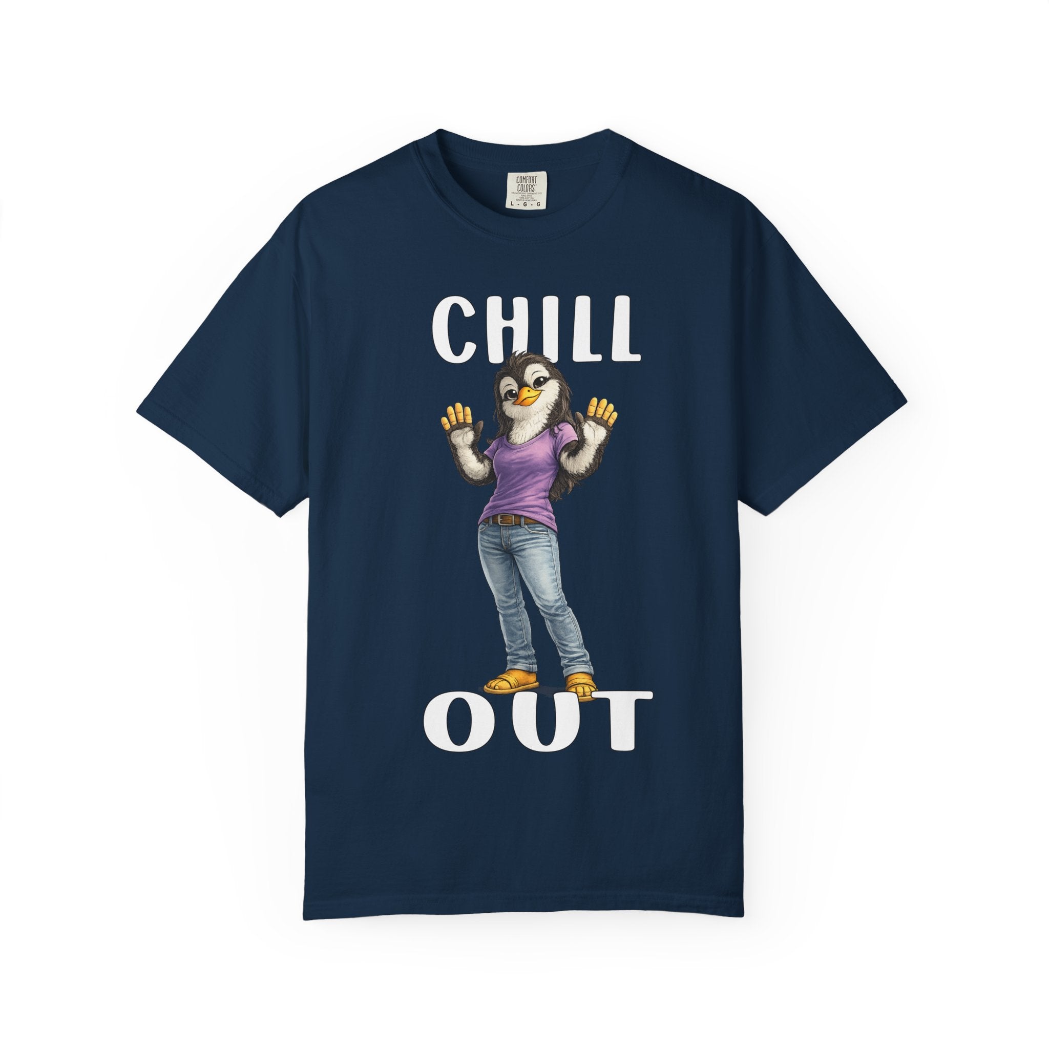 Chill Out Girl T-shirt - Penguin Series