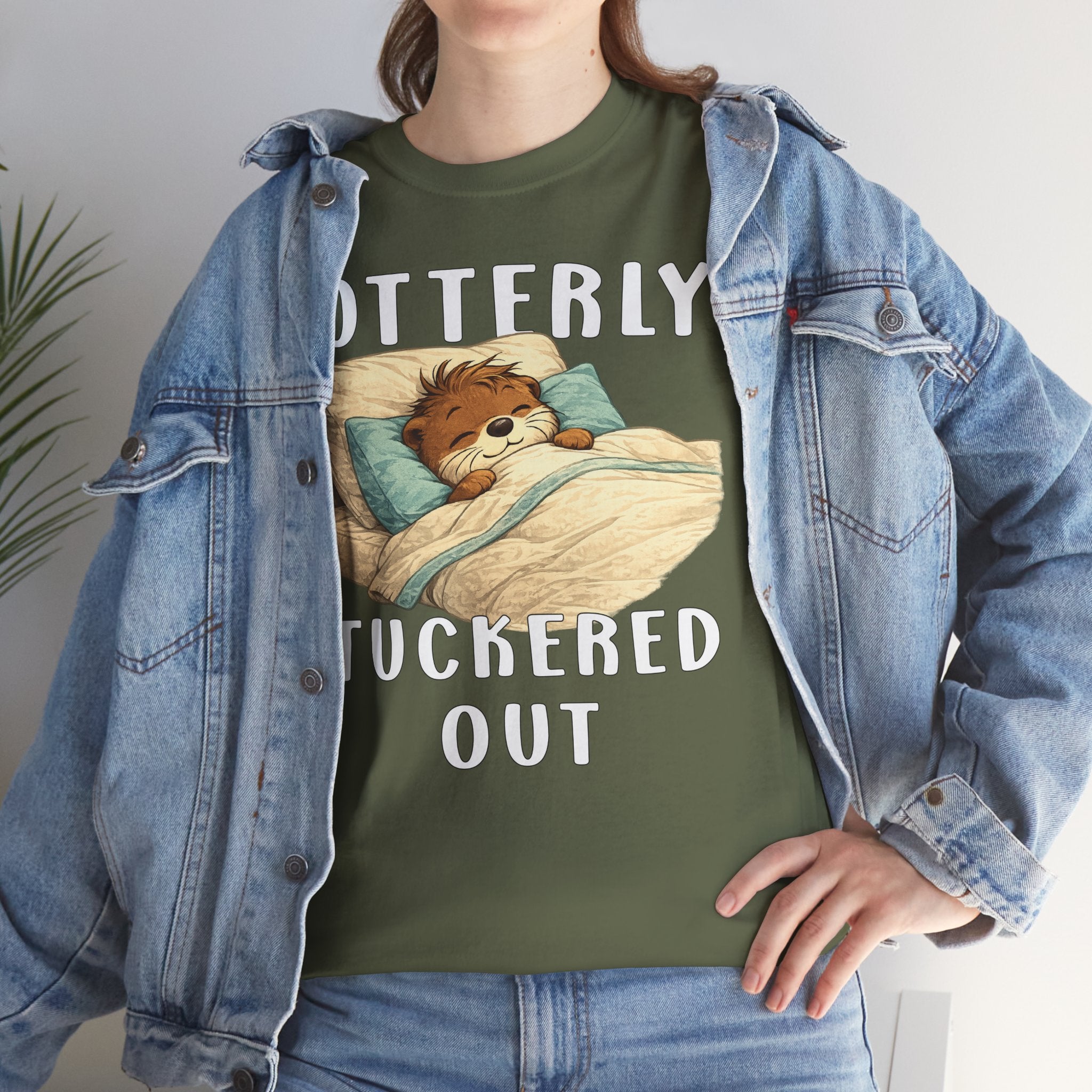 "Otterly Tuckered Out" Tee - Otter Series