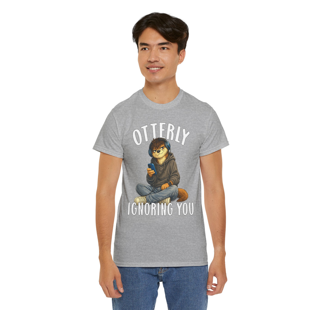 "Otterly Ignoring You" Teen Boy Tee - Otter Series