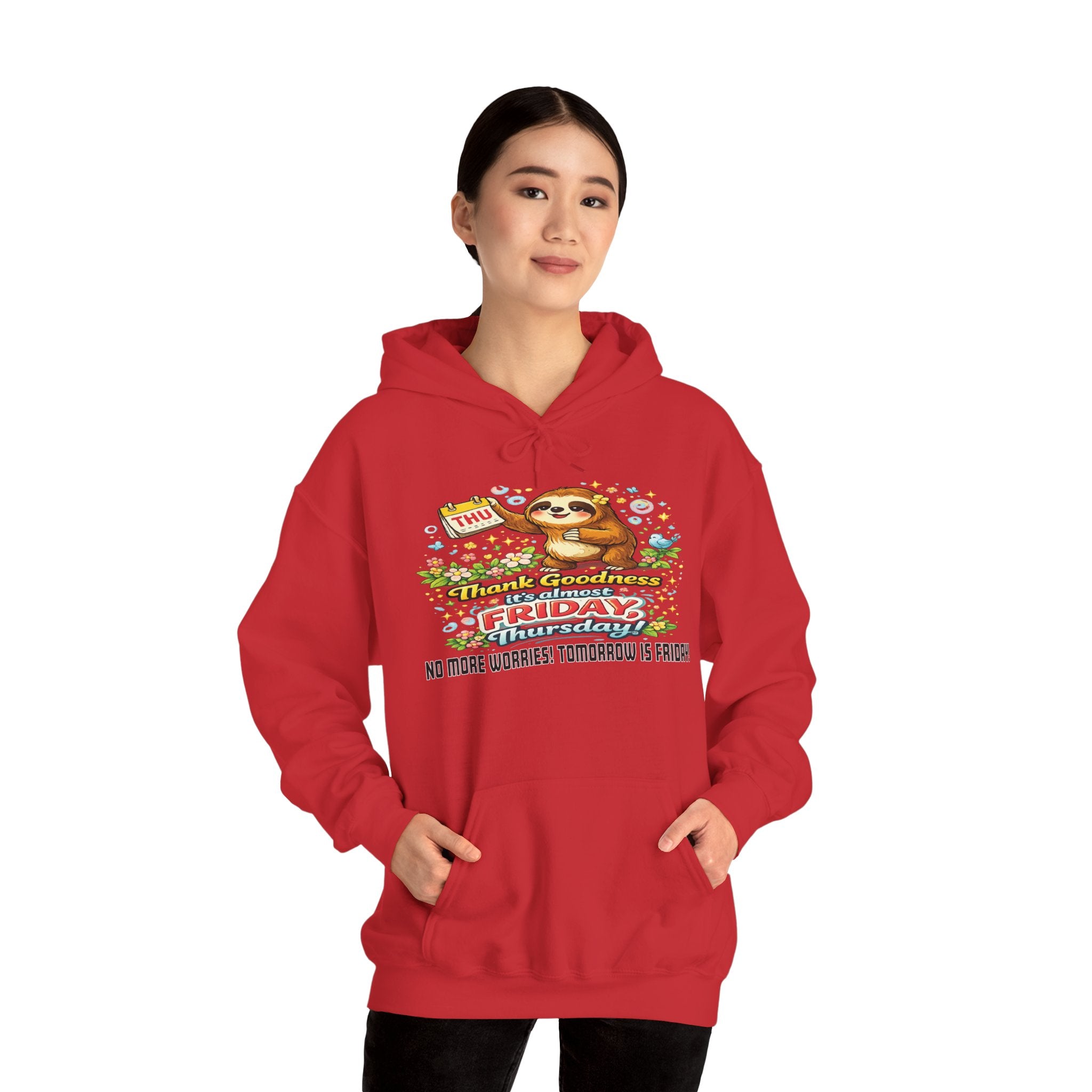 Thursday - Procrastination Sloth Series Hoodie