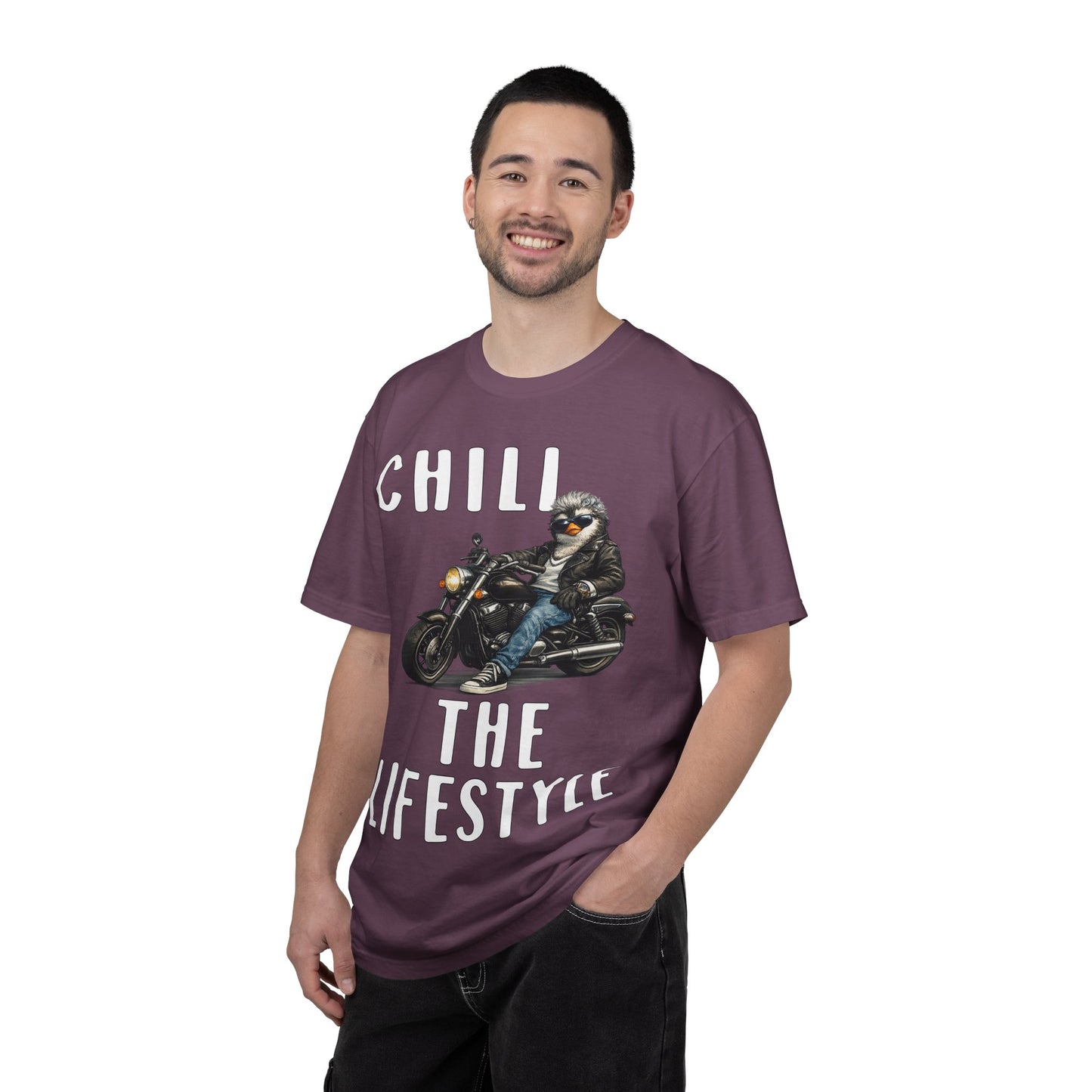 Chill The Lifestyle Grandpa T-shirt -  Penguin Series