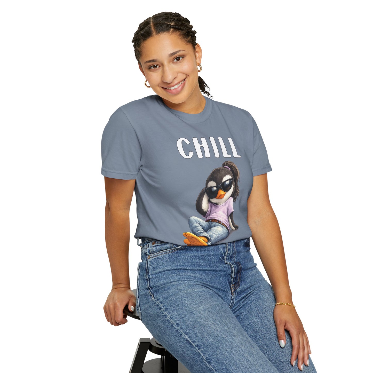 Chill Happens Girl T-shirt - Penguin Series