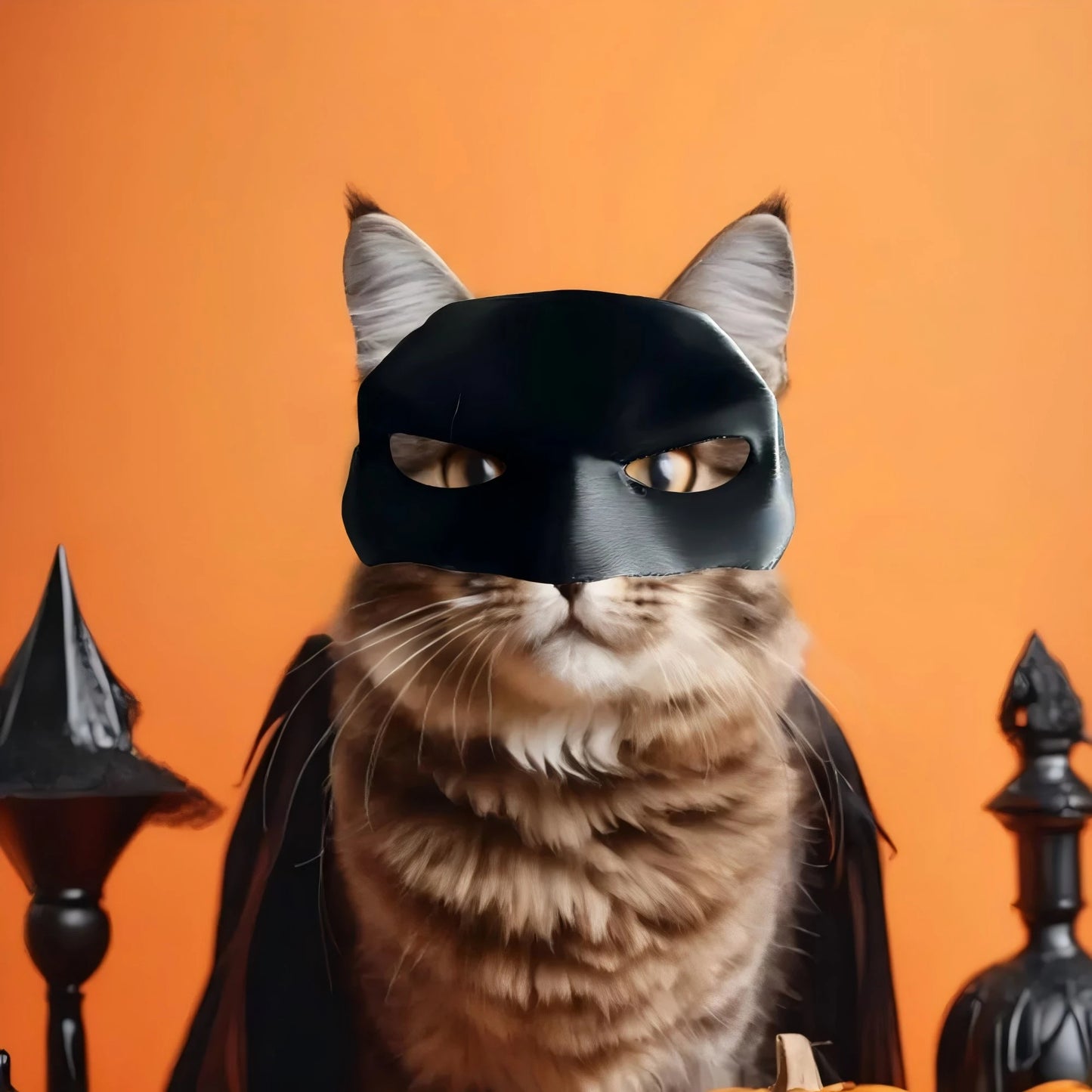 Bat Cat Hero Costume Mask