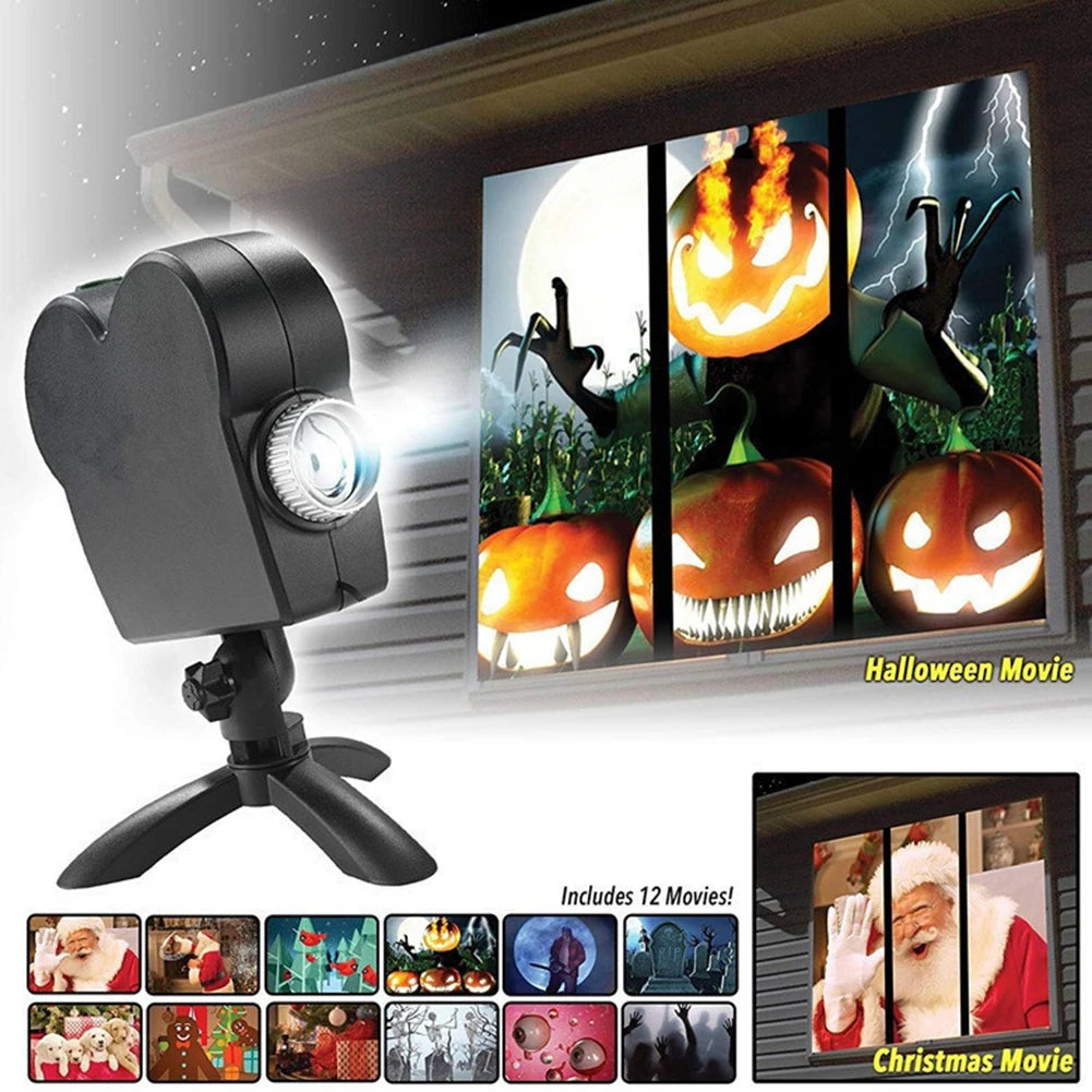 HoloFestive Waterproof Projection Lamp